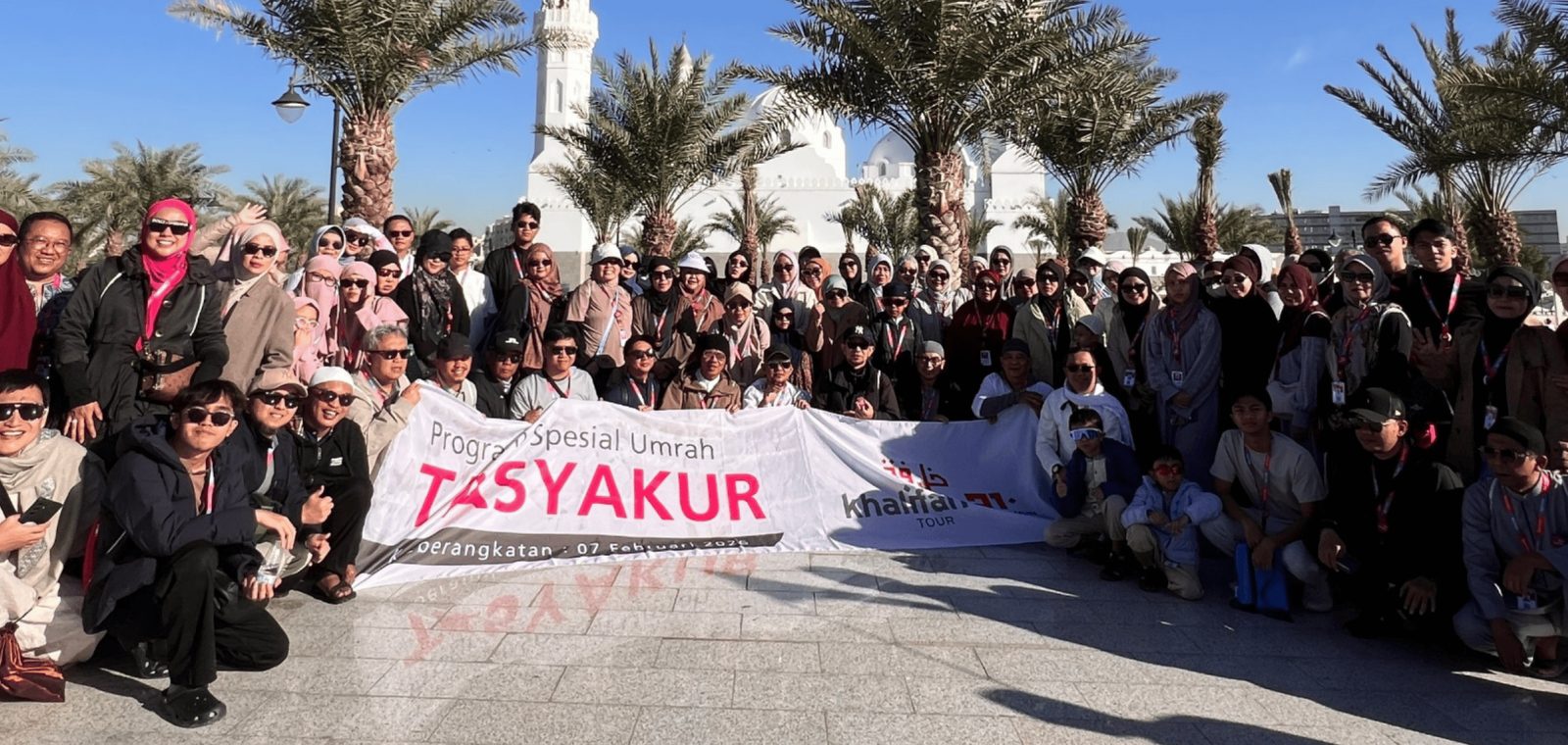Rombongan jamaah Khalifah Tour
